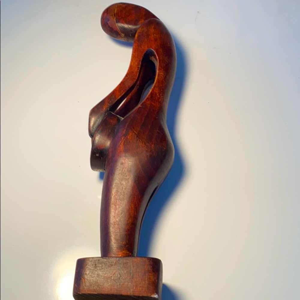 Wooden figurine made in ghana